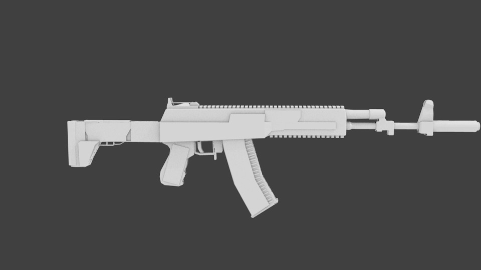 AK12 Lowpoly preview image 1